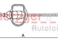 Cablu frana de parcare 10 5416 METZGER pentru Ford Focus