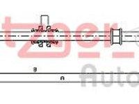 Cablu frana de parcare 10 6896 METZGER pentru Dacia Lodgy