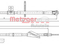 Cablu frana de parcare 11 5741 METZGER pentru Opel Agila