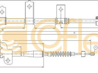 Cablu frana de parcare 17 6060 COFLE pentru Kia Picanto