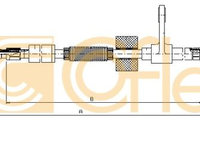 Cablu frana de parcare 251 32 COFLE pentru Alfa romeo 156 Alfa romeo Gt