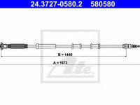Cablu, frana de parcare ALFA ROMEO MITO (955) (2008 - 2016) ATE 24.3727-0580.2 piesa NOUA