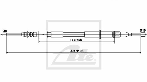 CABLU FRANA DE PARCARE - ATE - 24.3727-0769.2