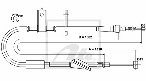 CABLU FRANA DE PARCARE - ATE - 24.3727-0771.2