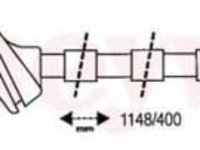 Cablu, frana de parcare AUDI 4000 (81, 85, B2), AUDI 90 limuzina (81, 85, B2), AUDI COUPE (81, 85) - BENDIX 432073B