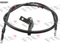 Cablu, frana de parcare AUDI 90 (8C, B4), AUDI 80 Avant (8C, B4) - FTE FBS02091