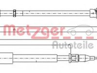 Cablu, frana de parcare AUDI A2 (8Z0) - METZGER 10.7514