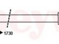 Cablu, frana de parcare AUDI A3 (8L1), SKODA OCTAVIA (1U2), VW GOLF Mk IV (1J1) - BENDIX 432729B