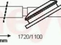 Cablu, frana de parcare AUDI A3 (8L1), VW GOLF Mk IV (1J1), VW GOLF Mk IV Estate (1J5) - BENDIX 432838B