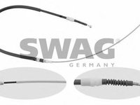 Cablu, frana de parcare AUDI A3 (8P1), VW RABBIT V (1K1), SEAT ALTEA (5P1) - SWAG 30 93 0727