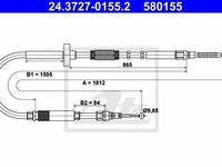 Cablu, frana de parcare AUDI A4 (8D2, B5) (1994 - 2001) ATE 24.3727-0155.2 piesa NOUA