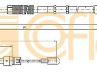 Cablu, frana de parcare AUDI A4 Avant (8E5, B6) (2001 - 2004) COFLE 10.7535 piesa NOUA