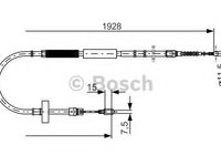 Cablu, frana de parcare AUDI A4 Cabriolet (8H7, B6, 8HE, B7) (2002 - 2009) BOSCH 1 987 477 922