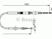 Cablu frana de parcare AUDI A6 Avant (4B5, C5) - OEM - BOSCH: 1987477959|1 987 477 959 - W02607211 - LIVRARE DIN STOC in 24 ore!!!