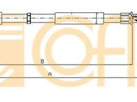 Cablu, frana de parcare AUDI TT (8N3) (1998 - 2006) COFLE 10.7560