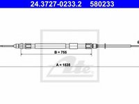 Cablu, frana de parcare BMW Seria 3 Cupe (E92) (2006 - 2013) ATE 24.3727-0233.2 piesa NOUA