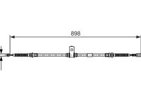 Cablu, frana de parcare BOSCH 1 987 482 397