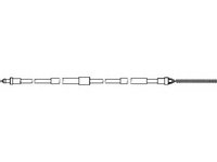 Cablu, frana de parcare Citroen ZX (N2) - TOPRAN 721 653