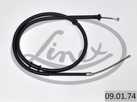 Cablu, frana de parcare dreapta (090174 LIX) Citroen,FIAT,PEUGEOT