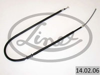 Cablu, frana de parcare dreapta (140206 LIX) FIAT