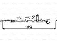 Cablu, frana de parcare dreapta (1987482438 BOSCH) TOYOTA