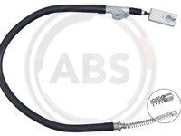 Cablu, frana de parcare dreapta (K10214 ABS) NISSAN