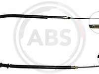 Cablu, frana de parcare dreapta (K10558 ABS) FIAT,LANCIA