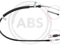 Cablu, frana de parcare dreapta (K11478 ABS) HYUNDAI,MITSUBISHI