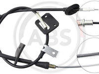 Cablu, frana de parcare dreapta (K12618 ABS) SANTANA,SUZUKI