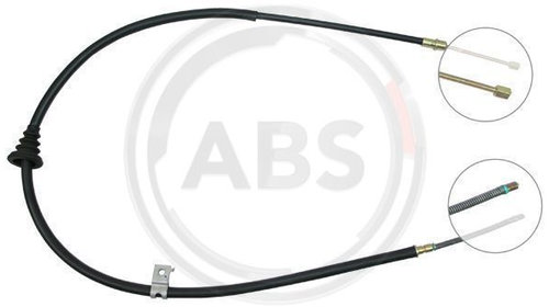 Cablu, frana de parcare dreapta (K16338 ABS) 