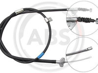 Cablu, frana de parcare dreapta (K16578 ABS) LEXUS,TOYOTA