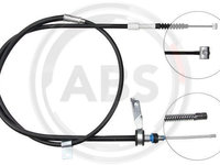 Cablu, frana de parcare dreapta (K19288 ABS) TOYOTA