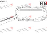 Cablu, frana de parcare fata (FBS07056 FTE) MERCEDES-BENZ