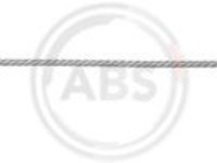 Cablu, frana de parcare fata (K10491 ABS) FIAT,LADA