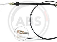 Cablu, frana de parcare fata (K13201 ABS) MERCEDES-BENZ,VW