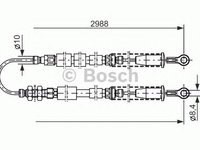 Cablu frana de parcare FIAT CC 91-99 stanga/dreapta spate - OEM-MAXGEAR: 32-0090|32-0090 - W02257612 - LIVRARE DIN STOC in 24 ore!!!