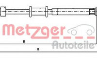 Cablu, frana de parcare FIAT PANDA (169) (2003 - 2016) METZGER 12.0701