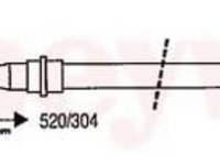 Cablu, frana de parcare FIAT UNO (146A/E), FIAT UNO caroserie (146) - BENDIX 431132B