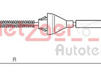 Cablu, frana de parcare FORD FOCUS C-MAX (2003 - 2007) METZGER 10.5365