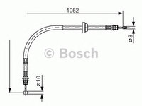 Cablu frana de parcare FORD TRANSIT 4/00 910 - Cod intern: W20135965 - LIVRARE DIN STOC in 24 ore!!!