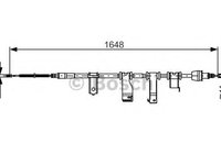 Cablu, frana de parcare HYUNDAI i20 (PB, PBT) - BOSCH 1 987 482 350