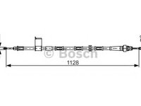 Cablu, frana de parcare JEEP GRAND CHEROKEE Mk II (WJ, WG) - BOSCH 1 987 482 363
