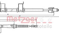 Cablu, frana de parcare KIA CEE'D hatchback (ED), KIA CEE'D SW (ED), KIA PRO CEE'D (ED) - METZGER 17.6052