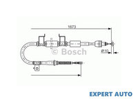 Cablu, frana de parcare Kia CEE D hatchback (ED) 2006-2012 #2 1987482362