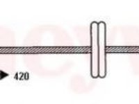 Cablu, frana de parcare LANCIA DEDRA (835), LANCIA DELTA Mk II (836), ALFA ROMEO 145 (930) - BENDIX 432800B