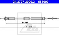 Cablu, frana de parcare LANCIA YPSILON (843) (2003 - 2011) ATE 24.3727-3000.2 piesa NOUA