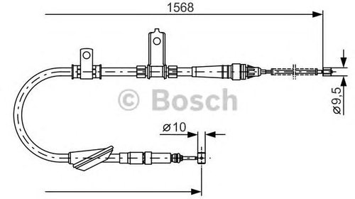 Cablu frana de parcare LAND ROVER FREELANDER 