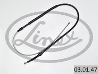 Cablu, frana de parcare LINEX 03.01.47