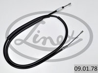 Cablu, frana de parcare LINEX 09.01.78
