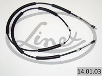 Cablu, frana de parcare LINEX 14.01.03